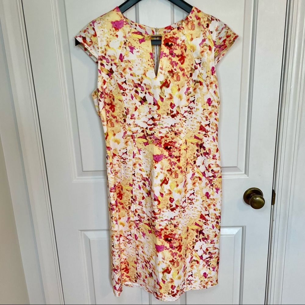 | Calvin Klein | Spring Floral Sheath Dress (size 4)